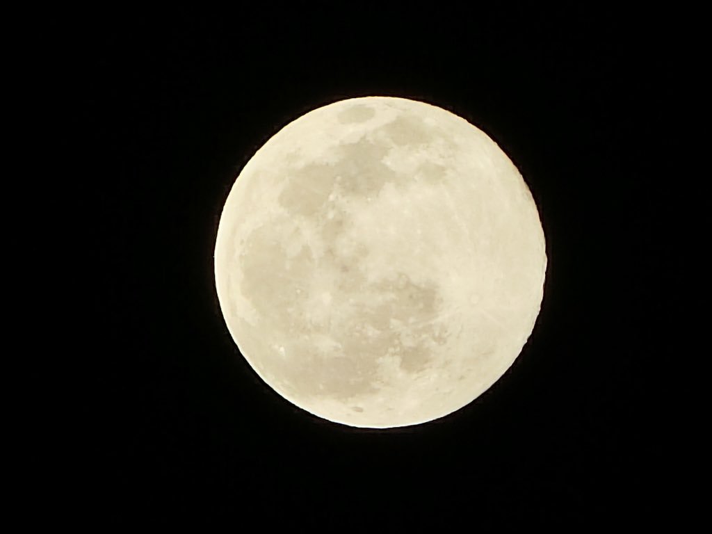 2月の満月「スノームーン」　各地で観測